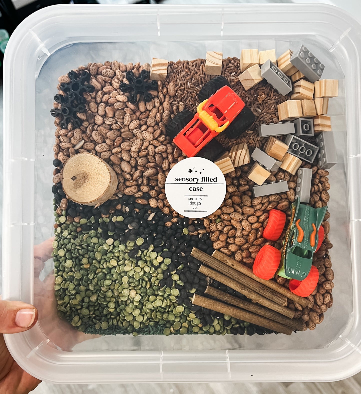 Monster Truck Sensory Filled Case