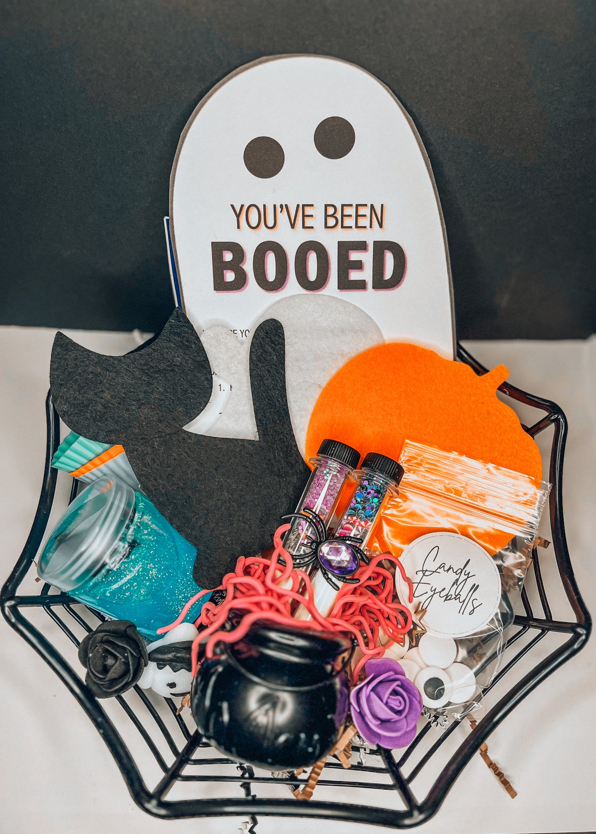 Spooky Sensory Surprise Baskets