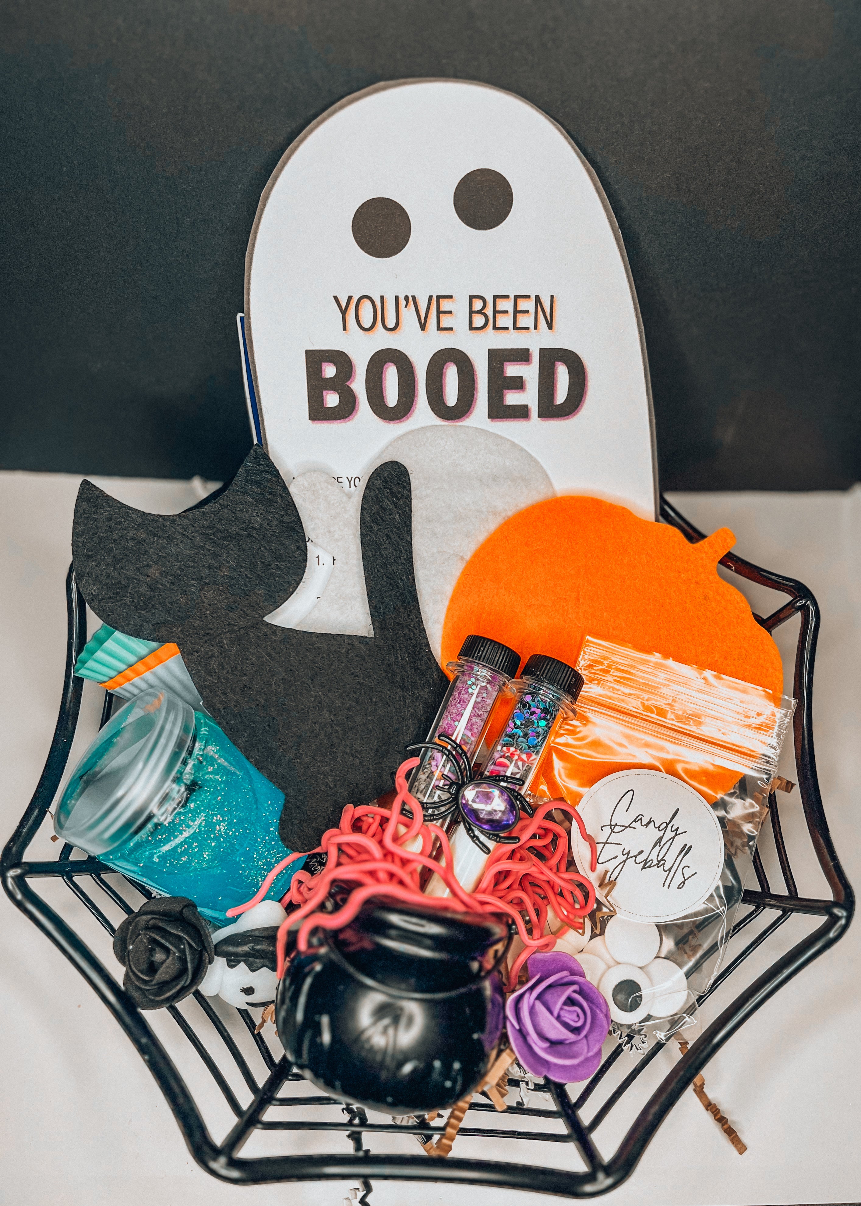 Spooky Sensory Surprise Baskets