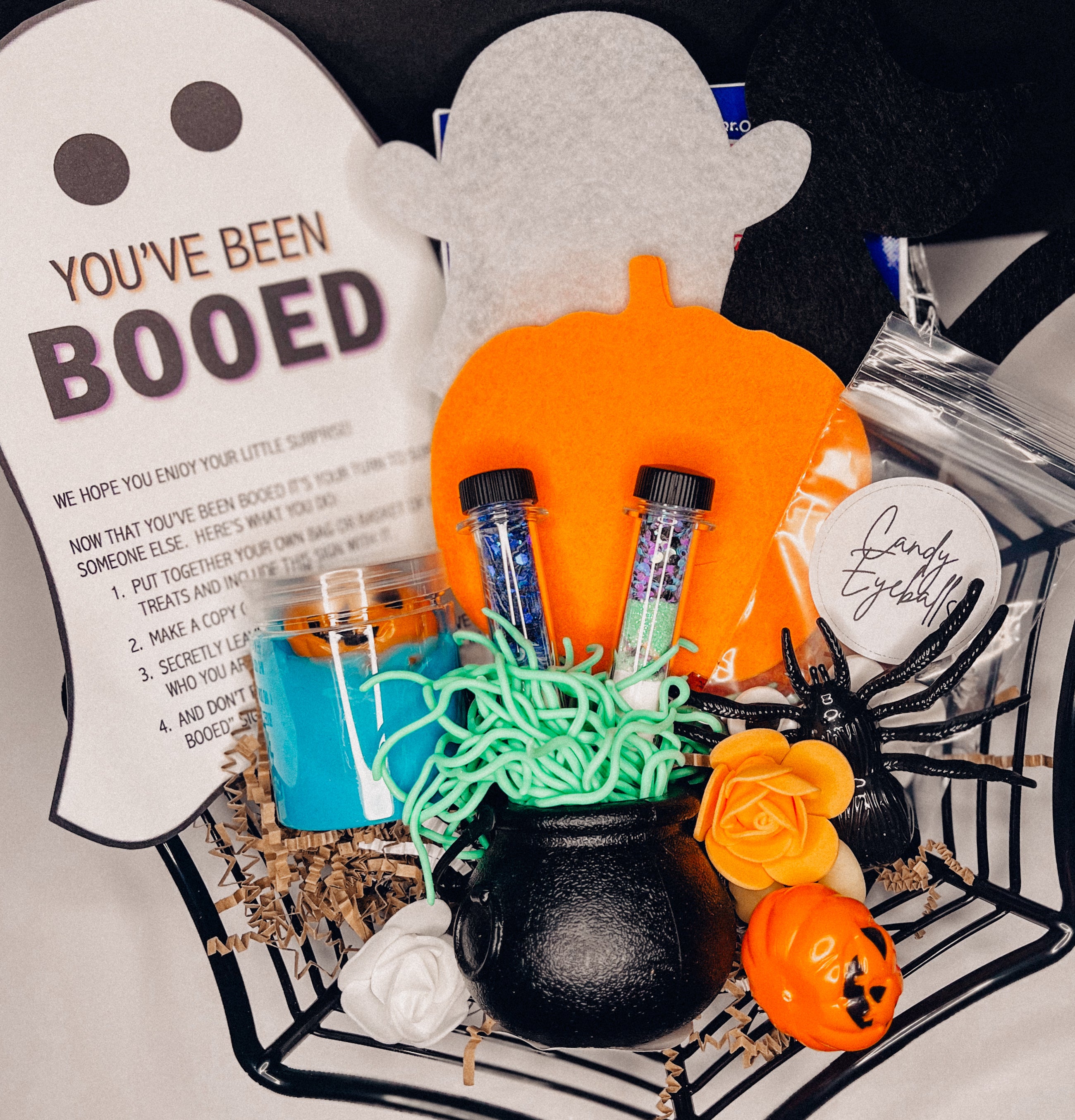 Spooky Sensory Surprise Baskets