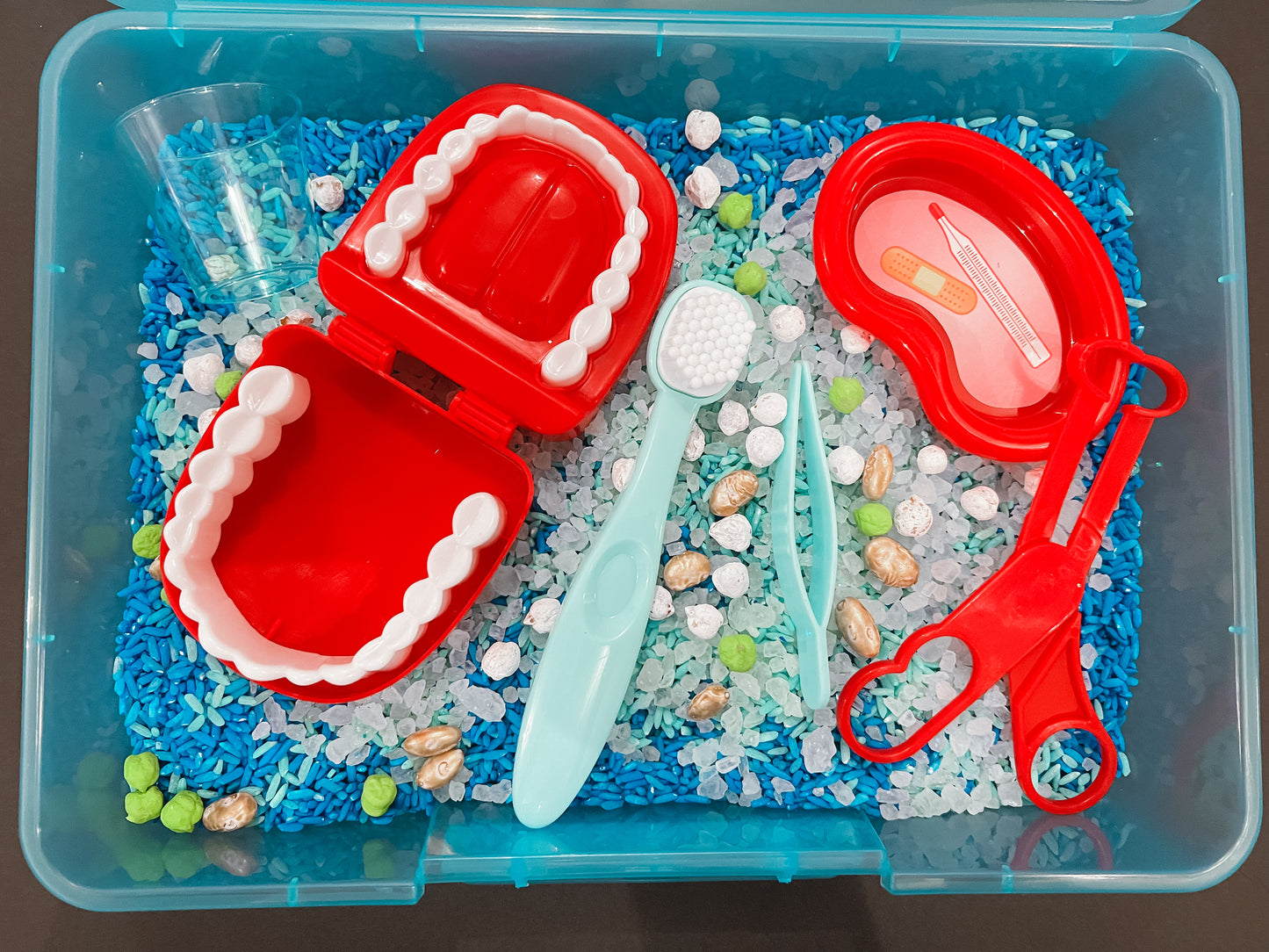 at the dentist sensory filled case