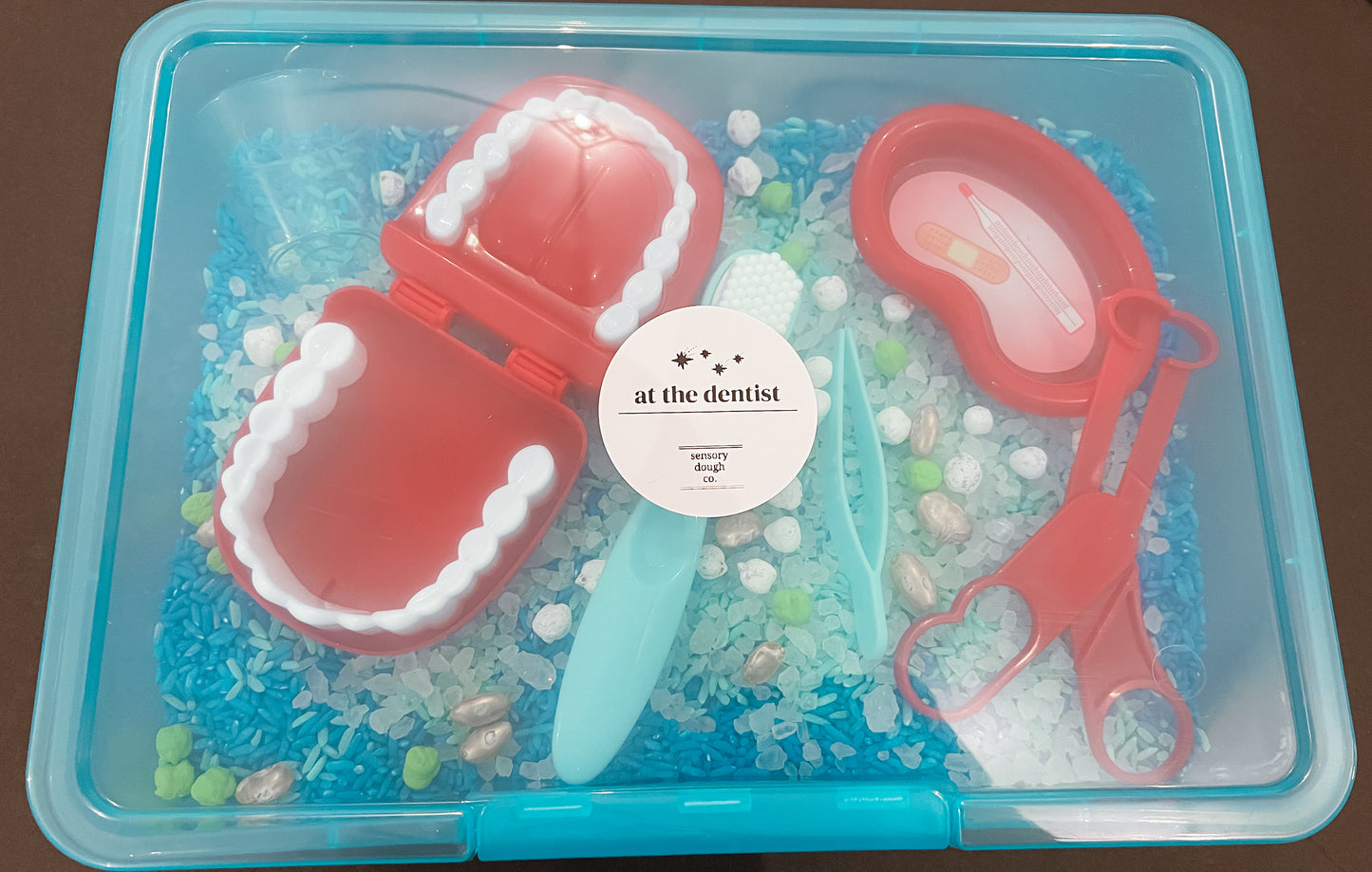 at the dentist sensory filled case