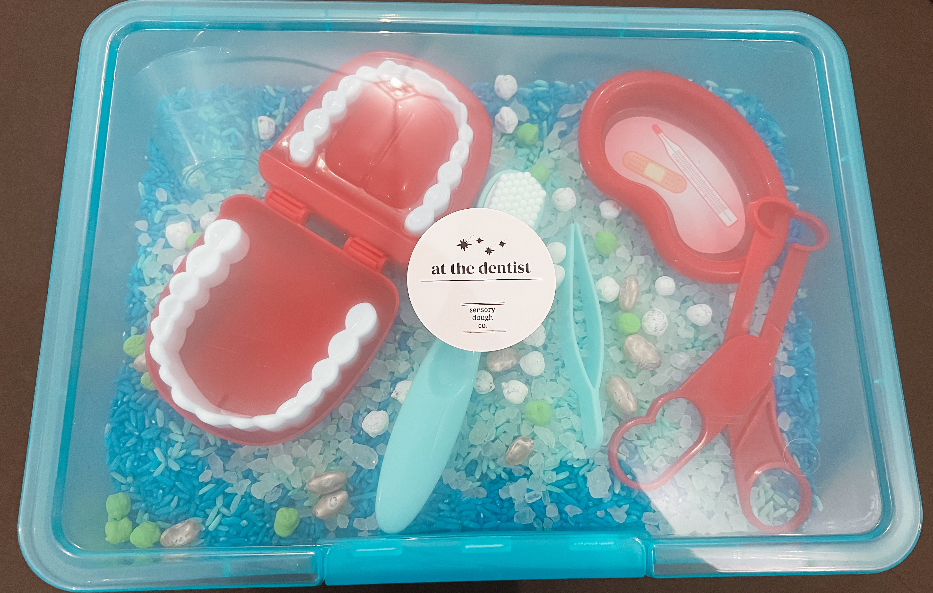 at the dentist sensory filled case
