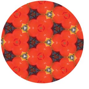 Metallic Marble Kaleidoscope - Retro Classic, vintage